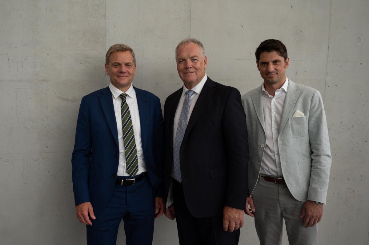Martin Keller, Pierre-André Geiser et Michael Feitknecht (de gauche à droite)