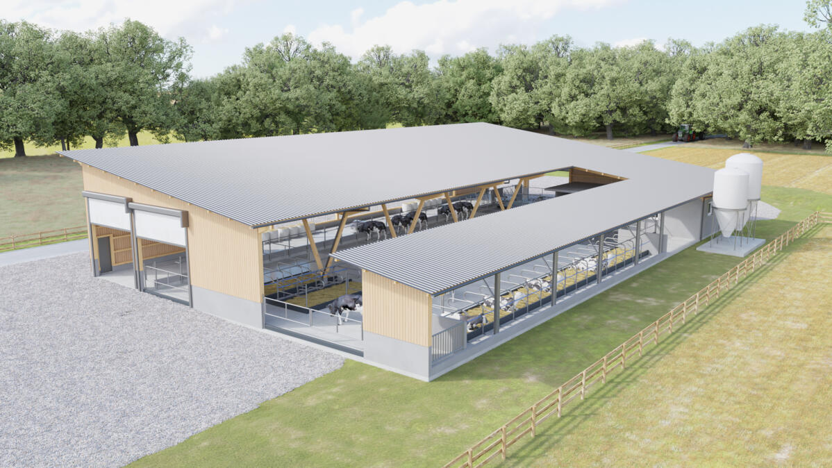 DeLaval: étable standard pour 45 vaches