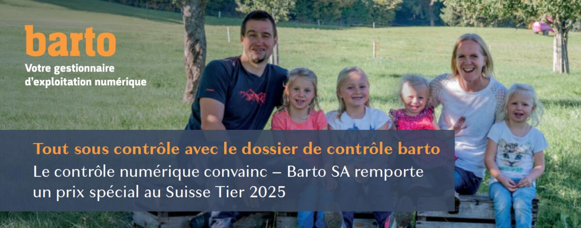 Tout sous contrôle avec le dossier de contrôle barto