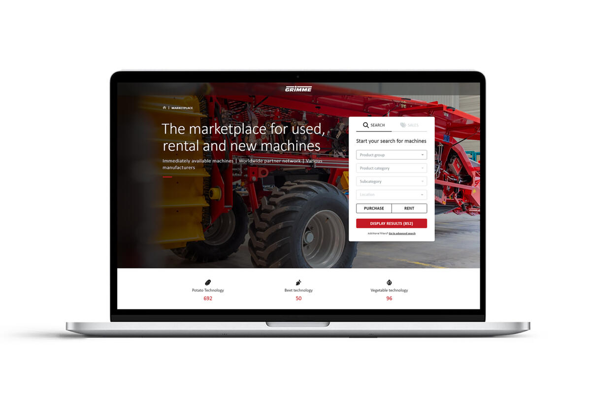 Grimme veröffentlicht neuen Marktplatz