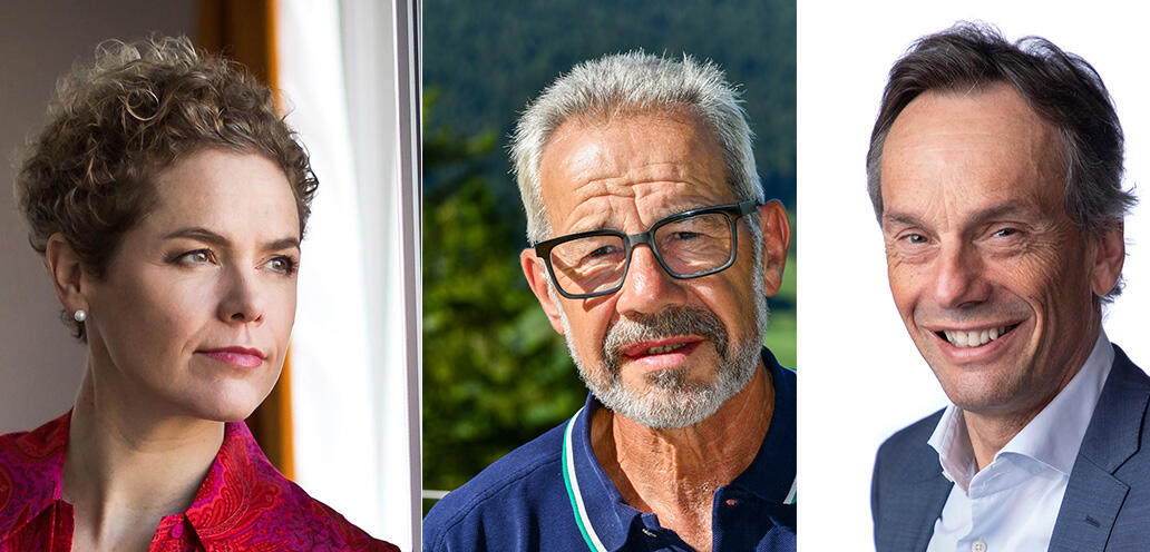 Laurence Rochat, Jacques Henchoz et Christophe De Kepper (de g. à dr.)