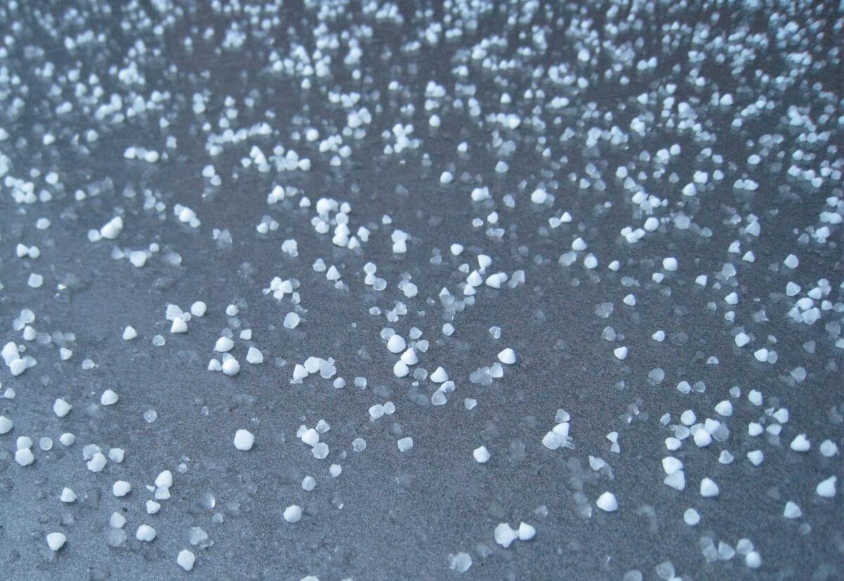 Hagel kann in der Landwirtschaft beträchtliche Schäden verursachen. Große Teile der landwirtschaftlichen Anbaufläche sind Hagel schutzlos ausgesetzt.
