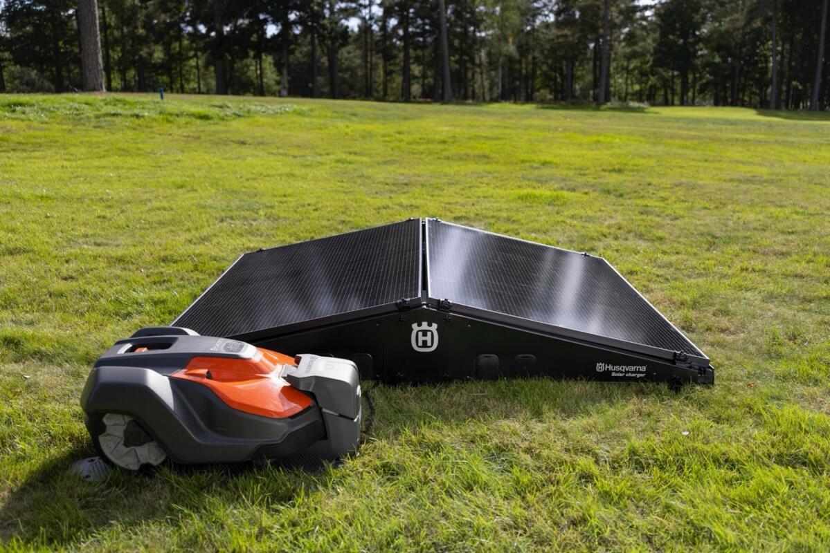 Solarladegerät für Mähroboter