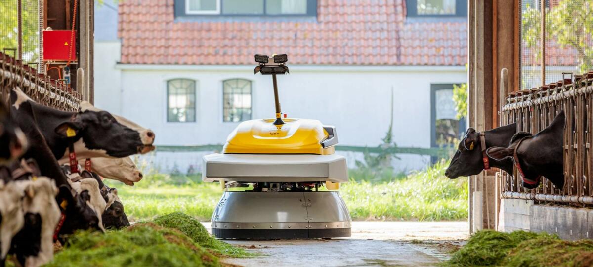 Neuer Futterschieberoboter Juno Max 