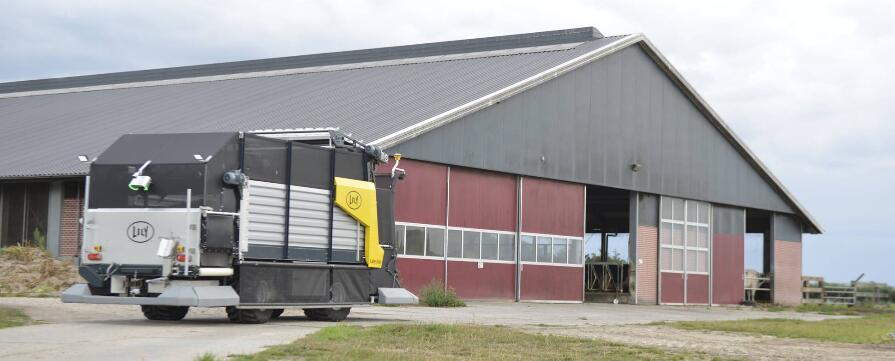 Concept pour la distribution autonome d’herbe fraîche