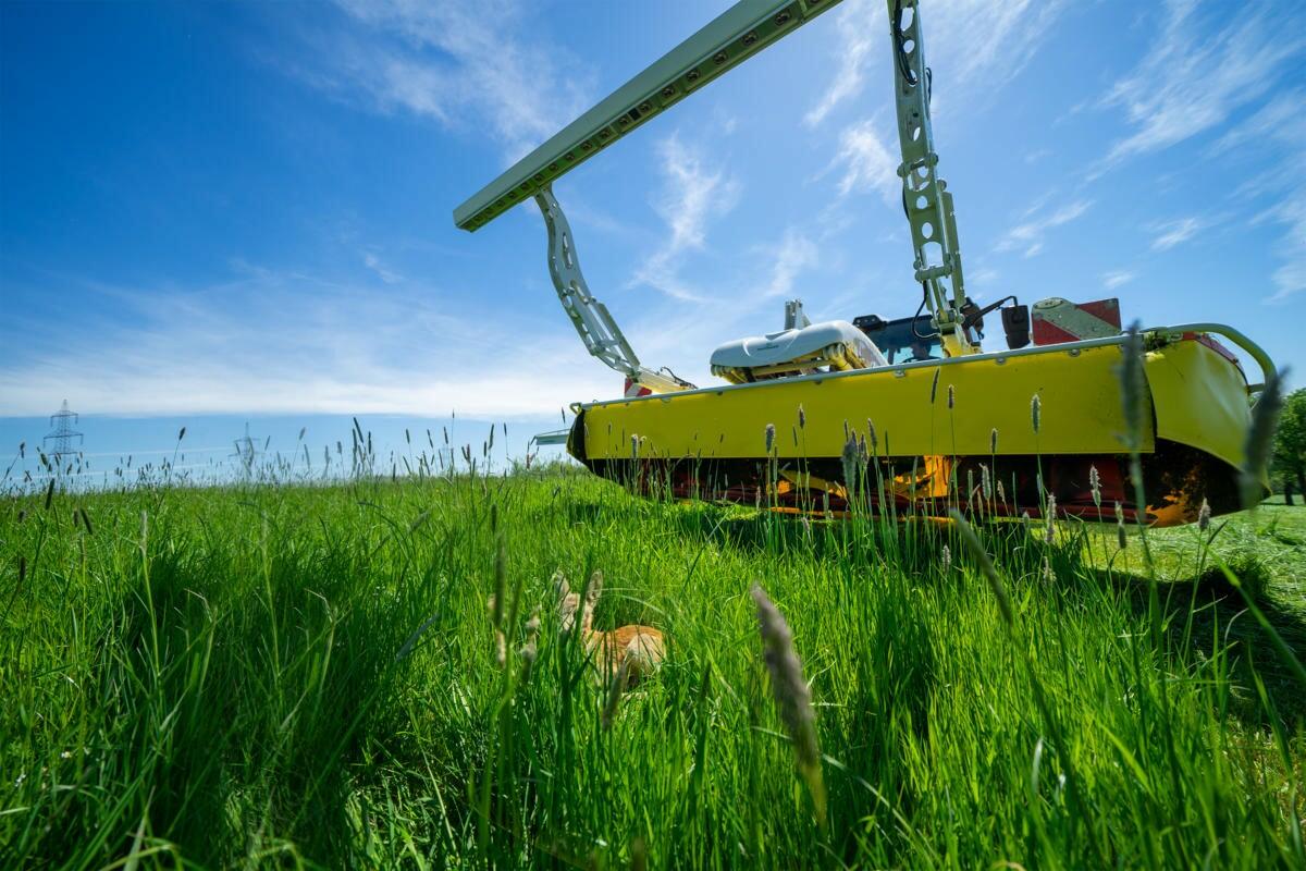 Assistenzsystem am Mähwerk zur Tiererkennung