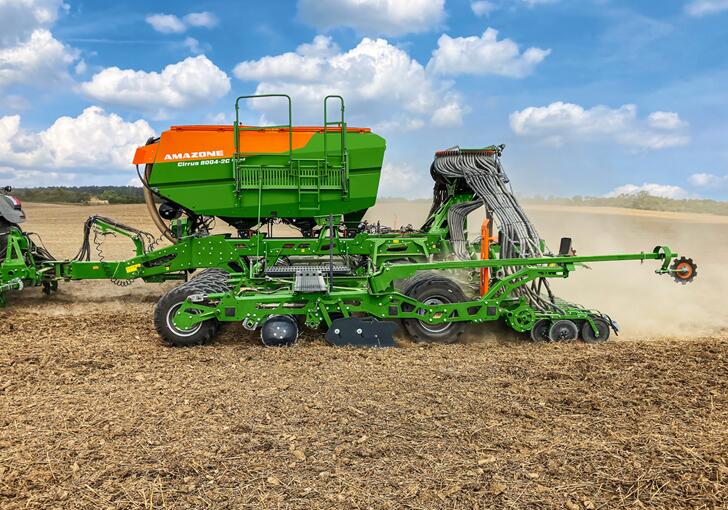 Neue Amazone Anhängesäkombination Cirrus 8004-2C Grand 