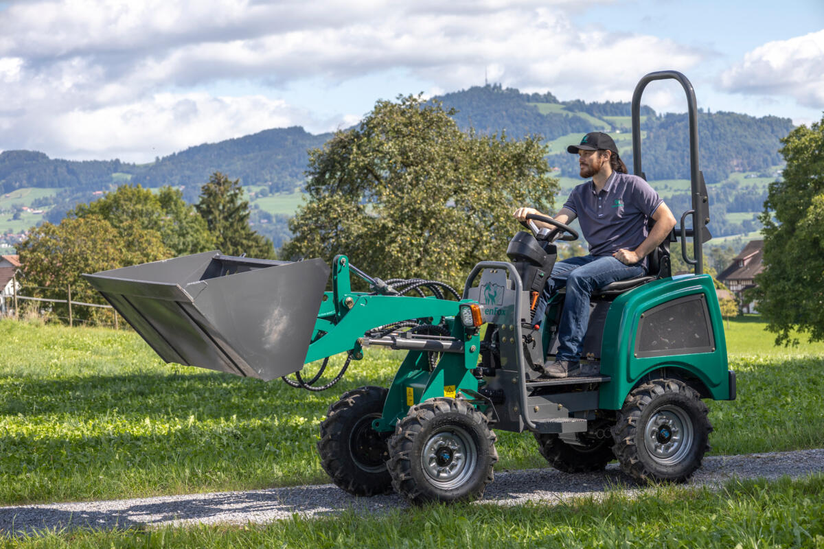 Agriculture avec chargeur électrique