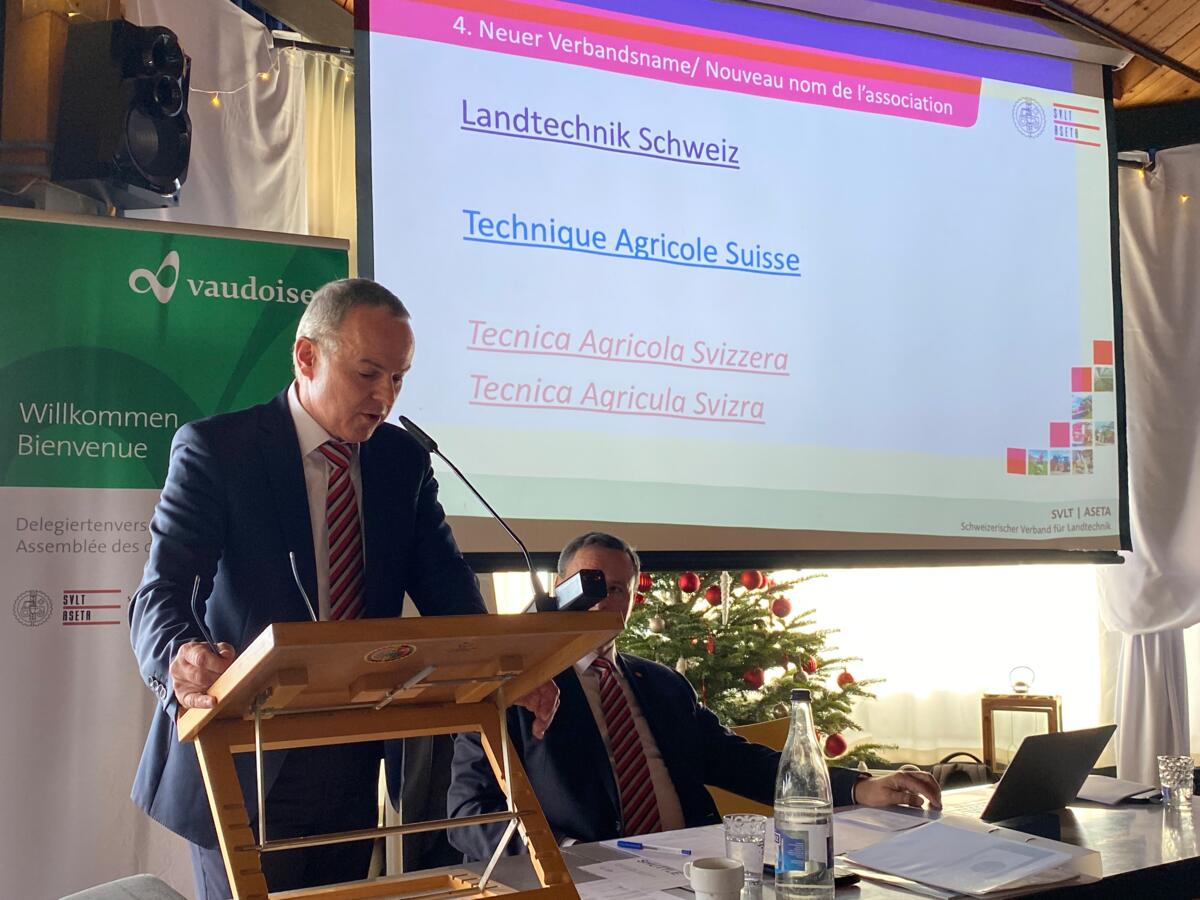 Aus SVLT wird Landtechnik Schweiz