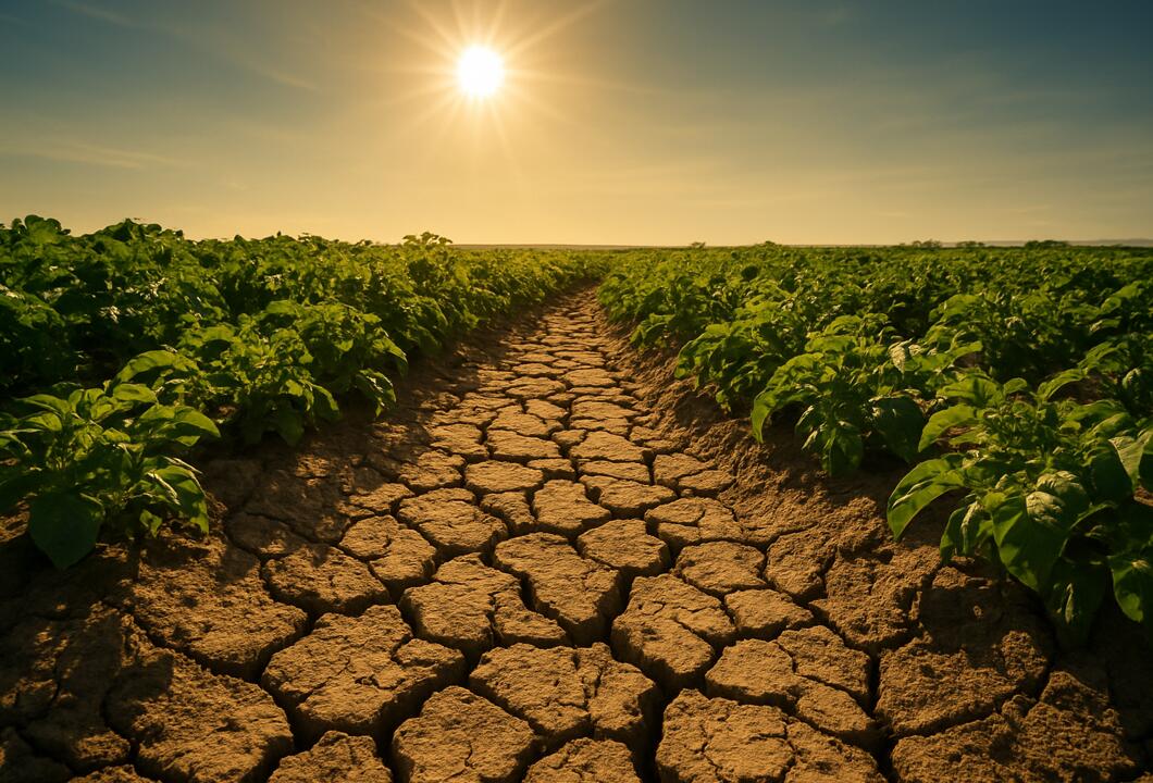 Au-delà de 30 °C, le tubercule cesse partiellement de croître.