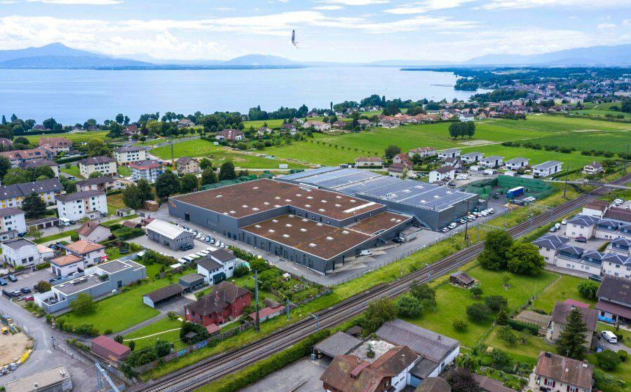In Perroy können auf einer Fläche von 2380 m² bis zu 2750 Tonnen Obst gelagert werden.