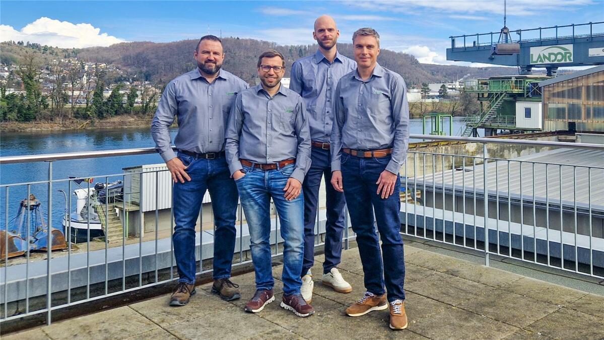 Andreas Rötteler, Bendicht Keller, Damian Santschi und Jérôme Pradervand (de gauche à droite)