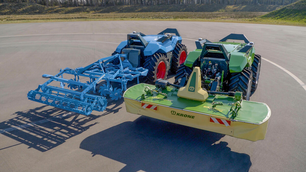 Krone und Lemken präsentieren autonomes System
