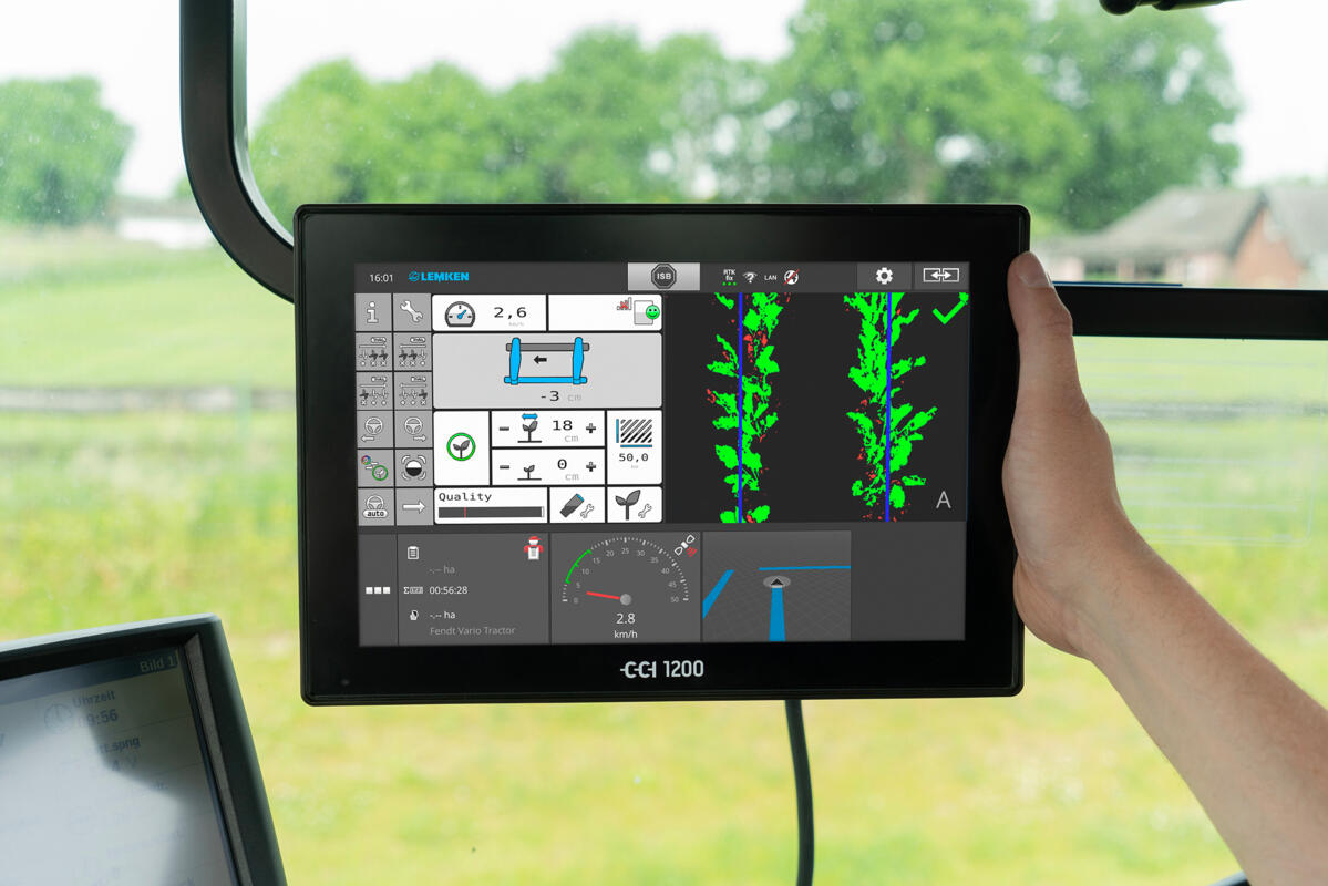 Guidage par caméra via Isobus