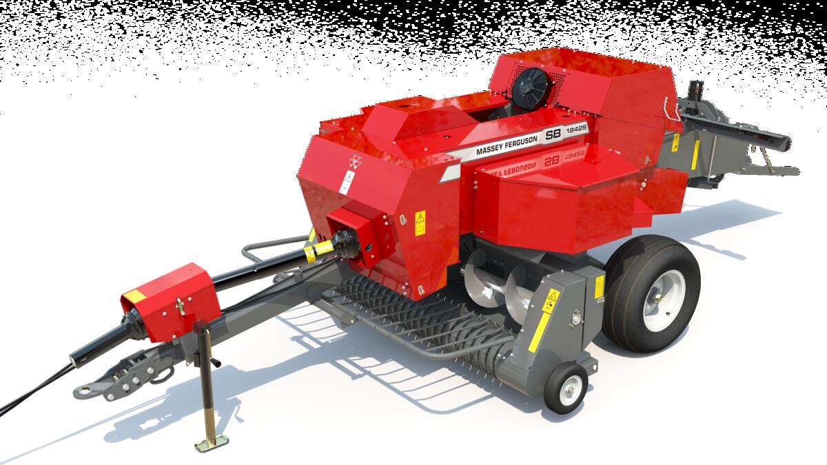 Nouvelle presse en ligne à balles carrées MF 1842S