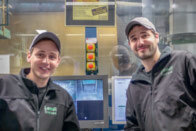 Top-motivierte Betriebsleiter der Trocknungsanlage Oberkirch.