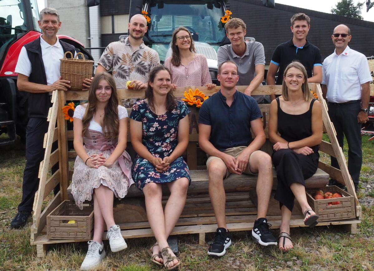 Absolventinnen und Absolventen Obstfachmann/Obstfachfrau EFZ.