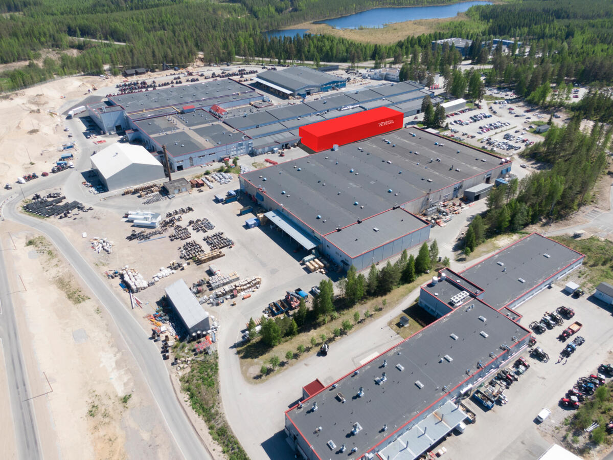 Nouvel atelier de peinture ultramoderne à l'usine Valtra