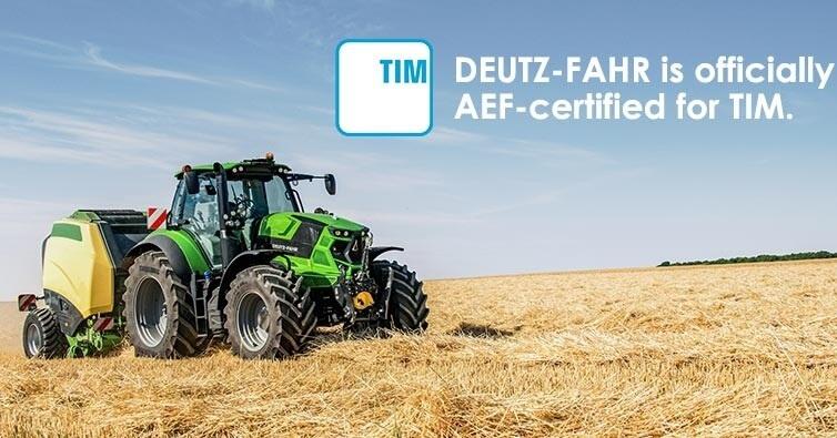 Deutz-Fahr erhält AEF-Zertifizierung für TIM