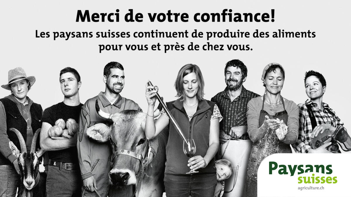 Un merci de l'agriculture