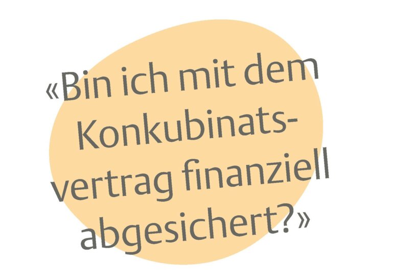 Sprechblase Konkubinat