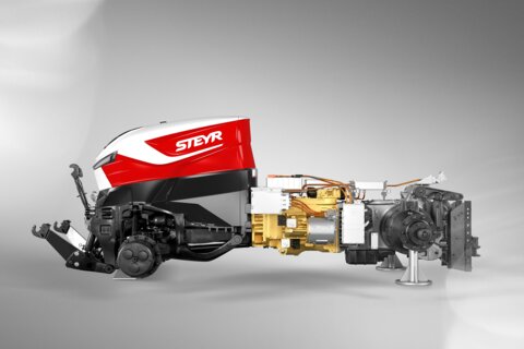 STEYR_Hybrid Drivetrain Konzept_side view