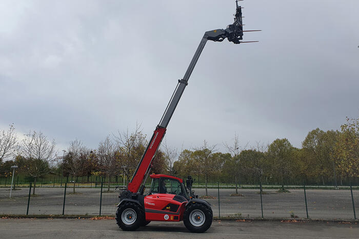 Visibilité panoramique avec le Weidemann T9535