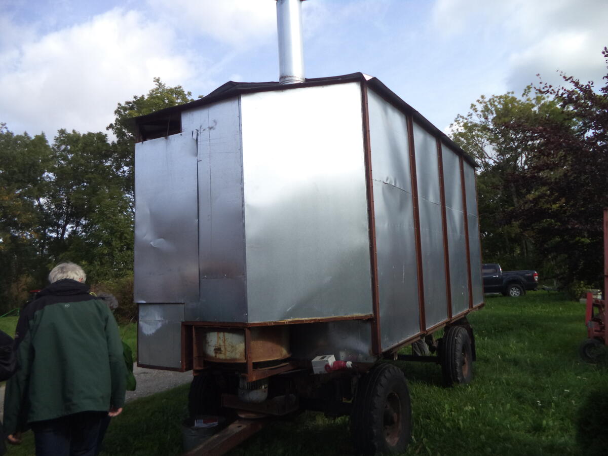 Getreidetrocknungsanlage Marke Eigenbau. 