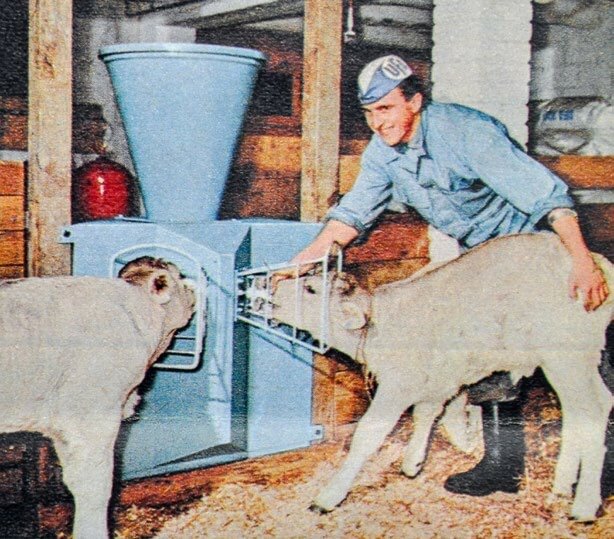 Les premiers distributeurs automatiques de lait sont arrivés dans les années 1960.