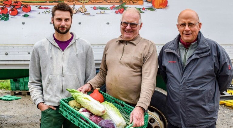 Das Dreierteam betreibt ein erfolgreiches Gemüse-Abo mit über 500 Kunden.