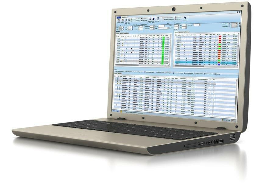 Laptop, Datenerfassung