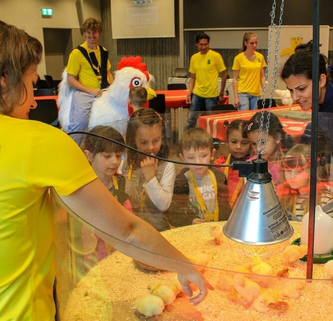 Photo prise lors d’« Emma à la ferme » en 2014.