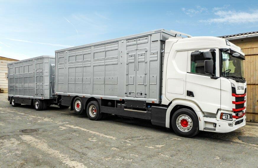 Der neue Lastwagen, welcher am 24. April ausgeliefert wurde.