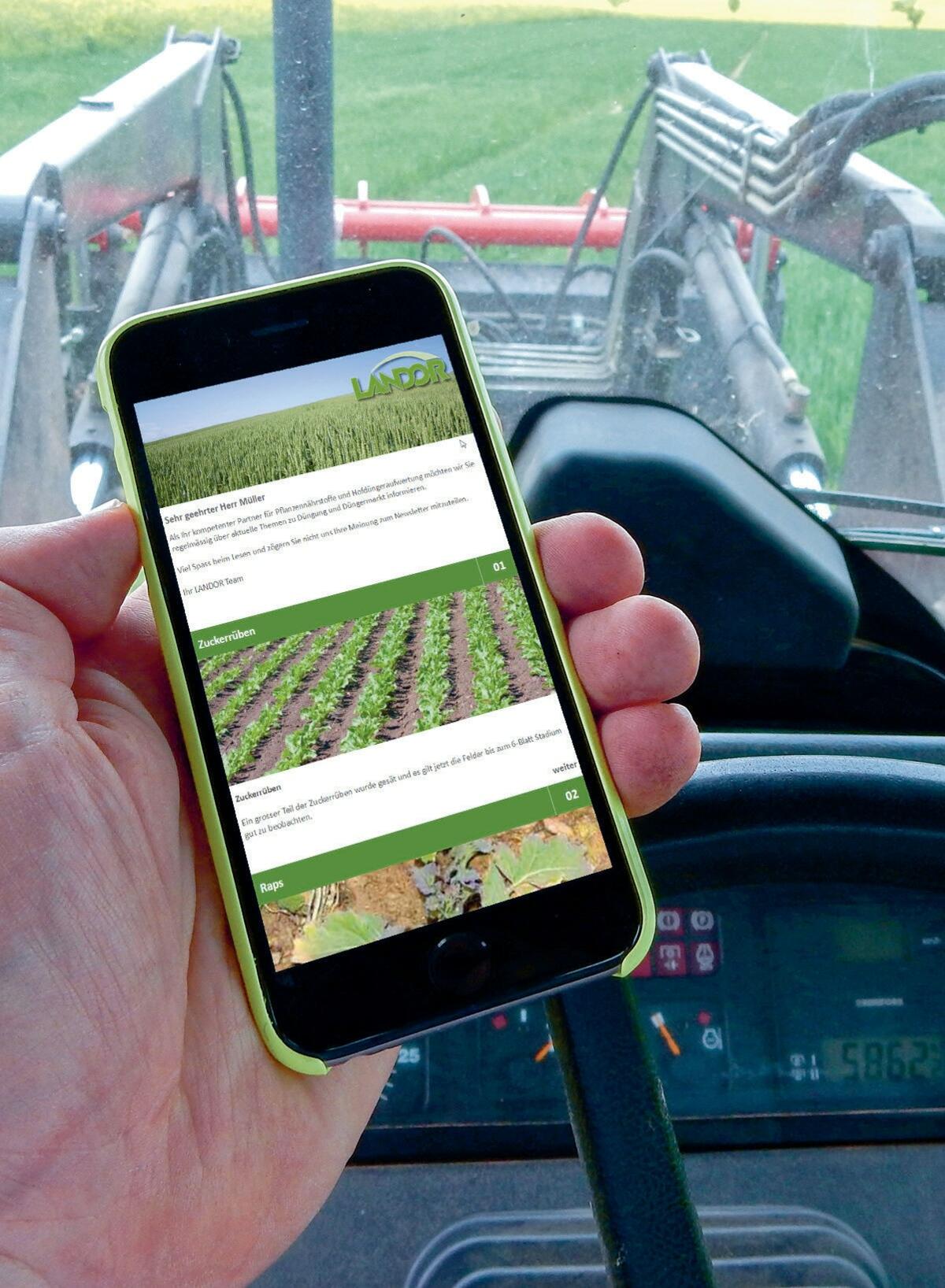 Mit der mobilen Version des Newsletters sind die Informationen auch übersichtlich von unterwegs aus abrufbar.