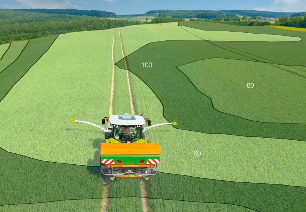 Der Crop Sensor ermöglicht eine teilflächenspezifische Düngerausbringung.