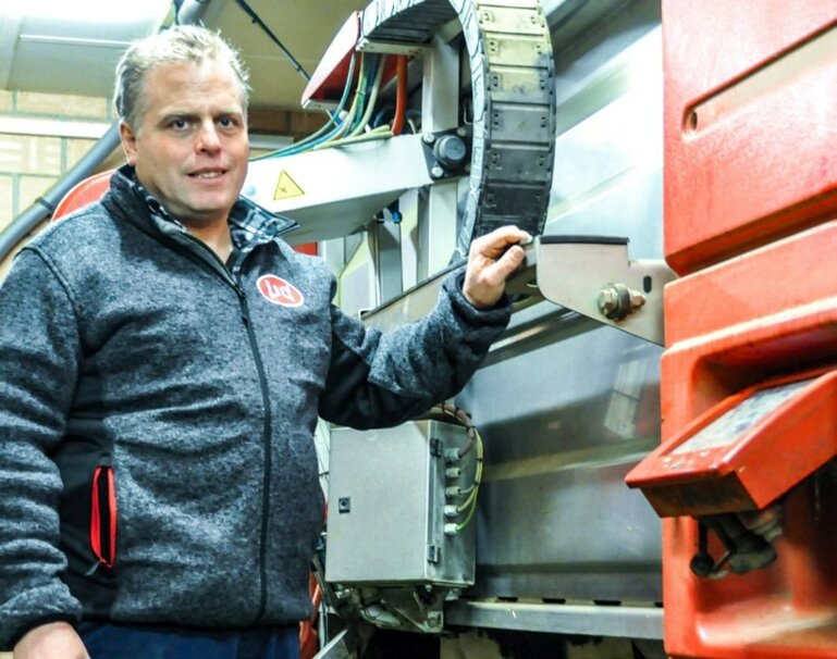 Der Melkroboter arbeitet regelmässig und bietet dem Bauern zahlreiche Erleichterungen