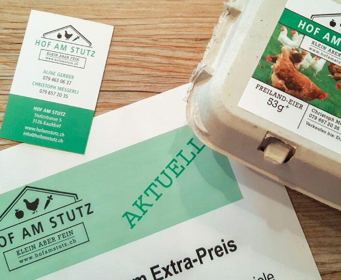 Etre identifié suscite la confiance. Dans leur ferme, Aline Gerber et Christoph Messerli misent sur une présentation homogène.