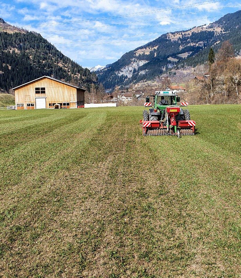 Im Idealfall kann das Saatgut nach einem Striegeldurchgang gesät werden. Wichtig ist ein guter Bodenschluss.