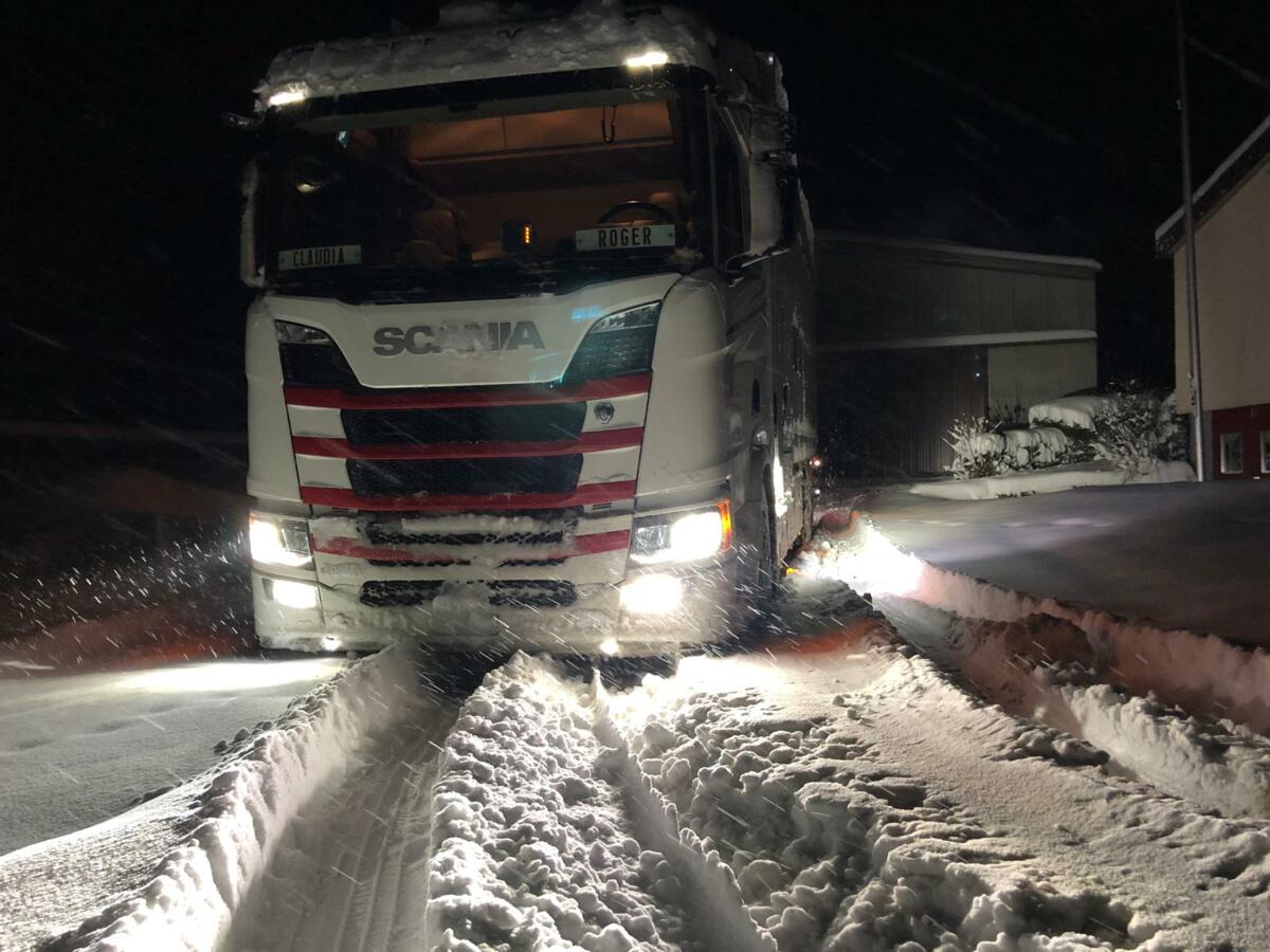 Im Winter kann der Transport je nach Wetter zur Herausforderung werden. 