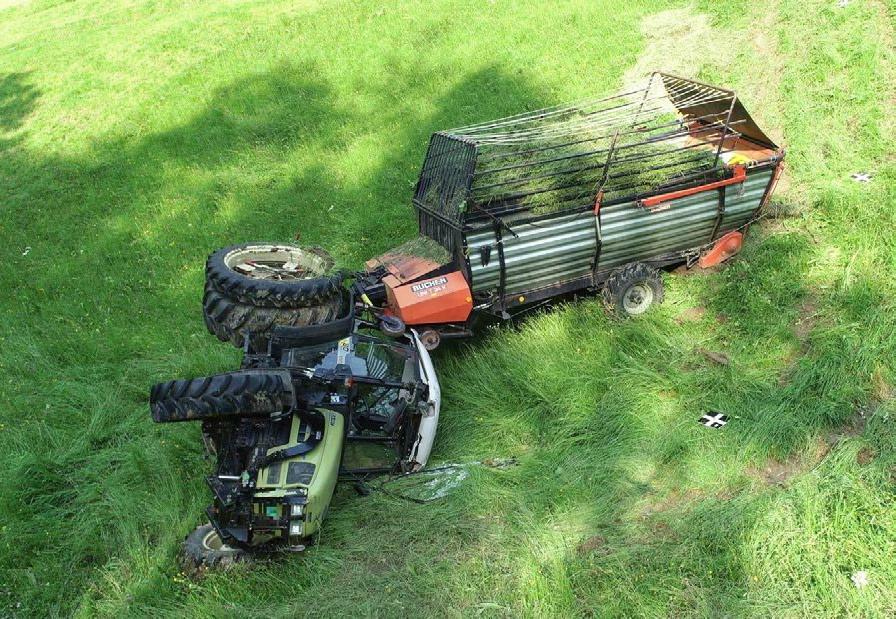 Aus dem Leben gerissen: In der Landwirtschaft sterben gemäss der Beratungsstelle für Unfall verhütung in der Landwirtschaft (BUL) jedes Jahr rund dreiss...