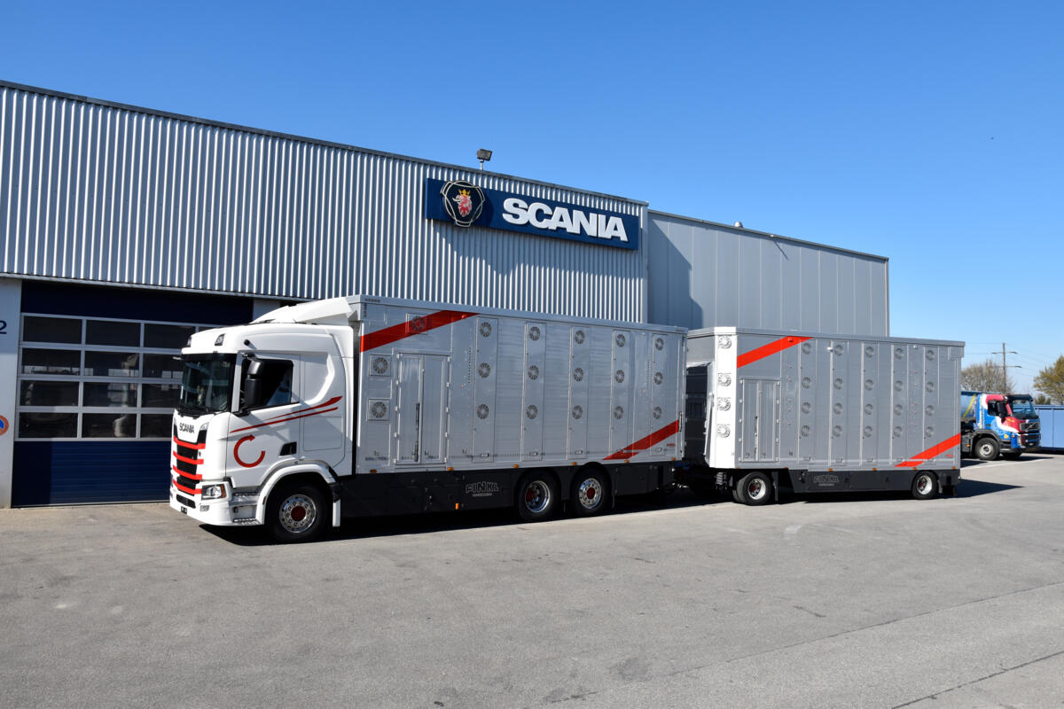 Le nouveau train routier fermé garantit une qualité de l’air optimale tout au long du transport.