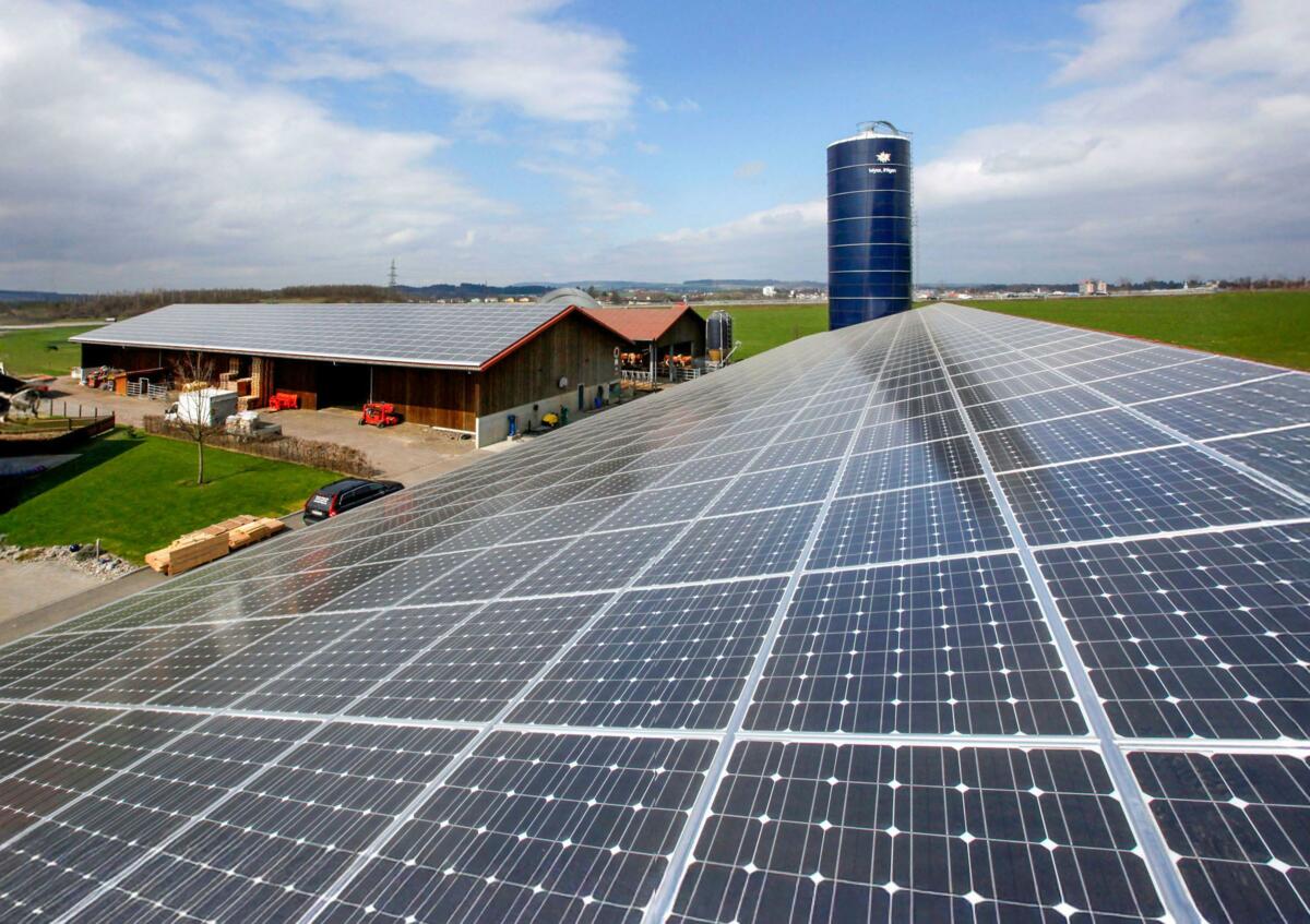 Le potentiel photovoltaïque des bâtiments agricoles s’élève à environ 1200 GWh par an d’ici 2030.