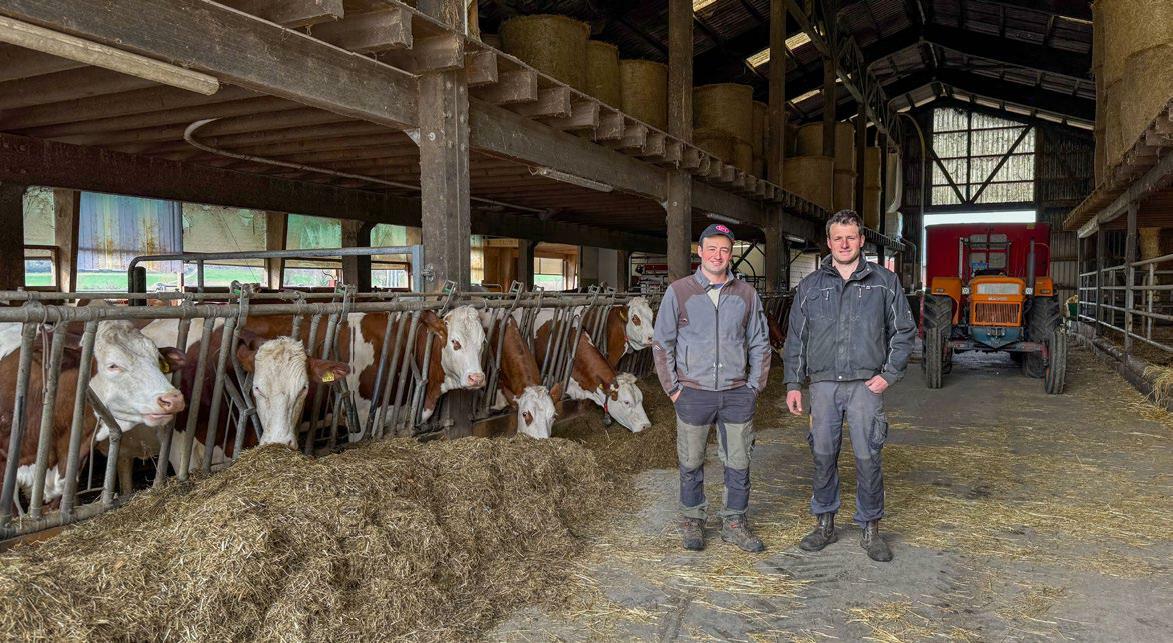 Seit 2021 führen Lucas und Sylvain Guillod den elterlichen Betrieb gemeinsam.