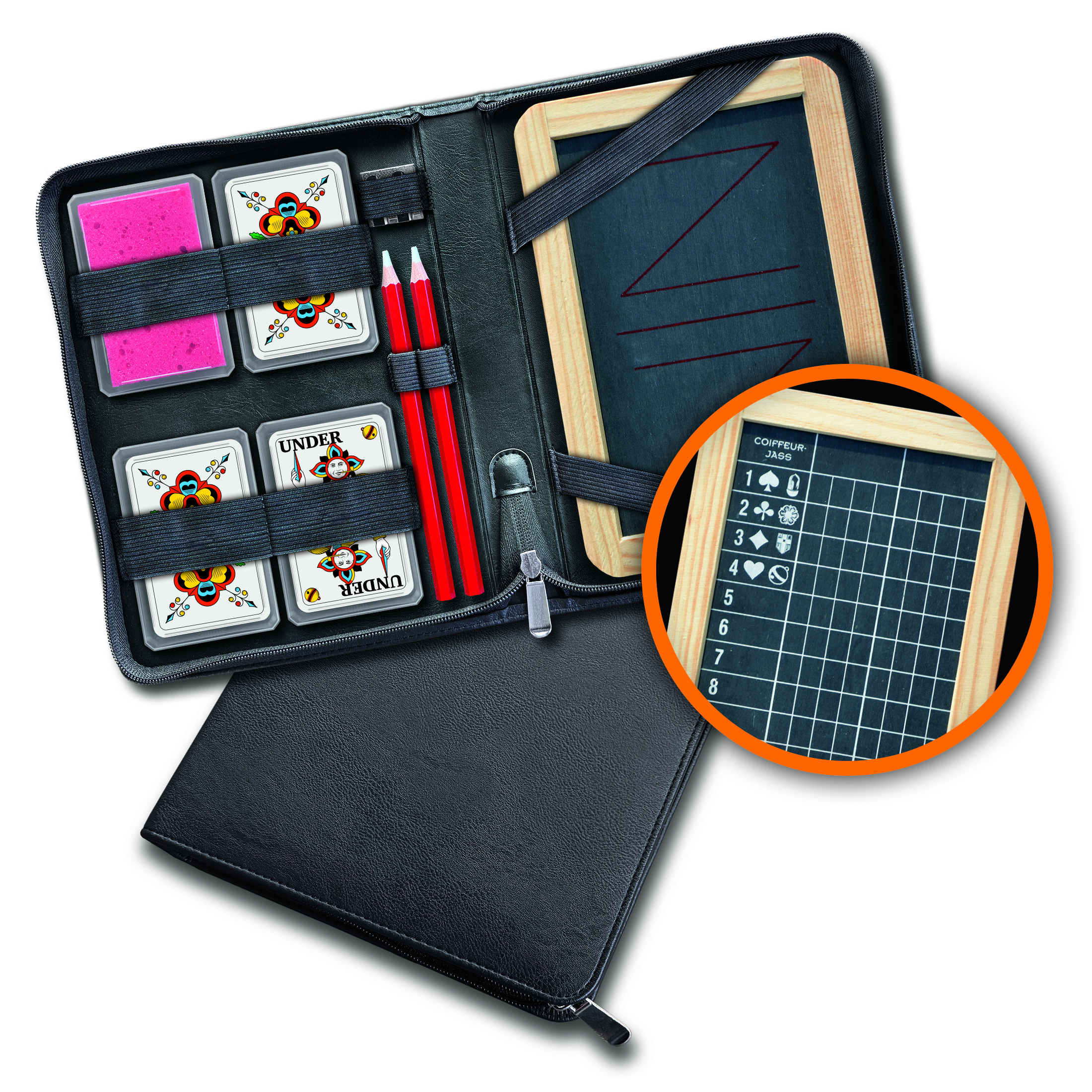 Set de Jass XL avec des cartes allemandes pour 39 fr. 90 au lieu de 49 fr. 90