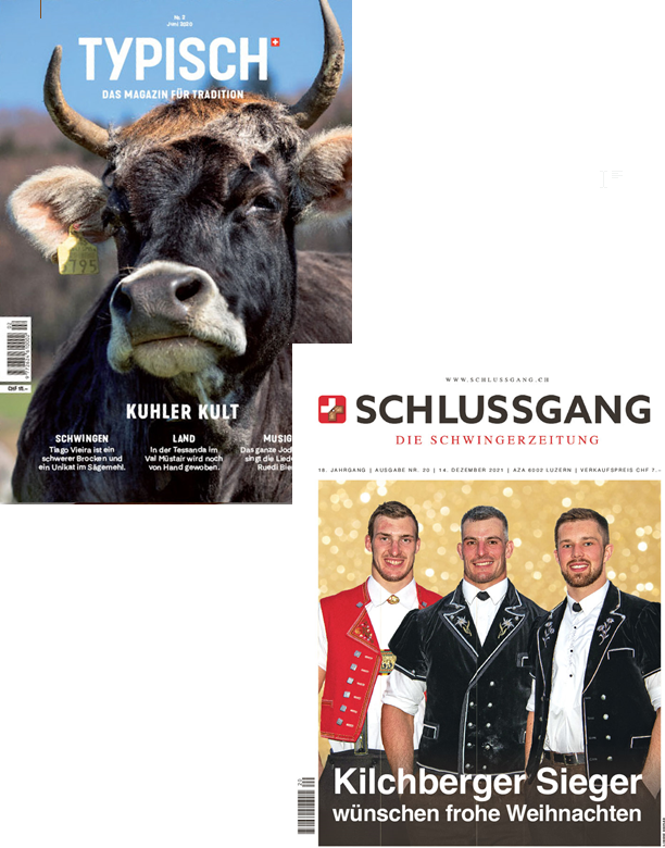 Magazin Typisch und Schwingerzeitung Schlussgang im Kombi-Jahresabo